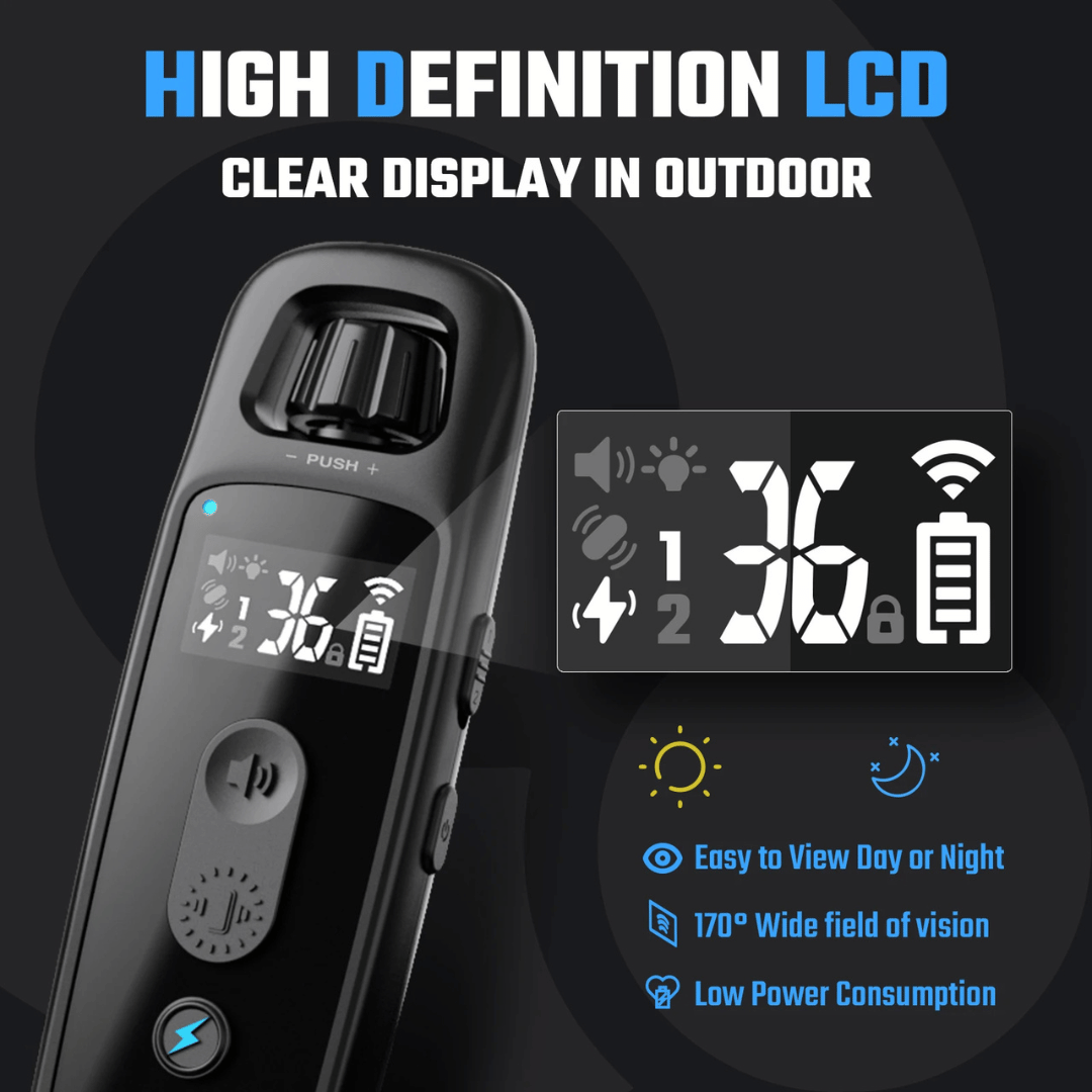 Long Range 1000m Dog Training E-Collar for Large Dogs with Remote Control 8