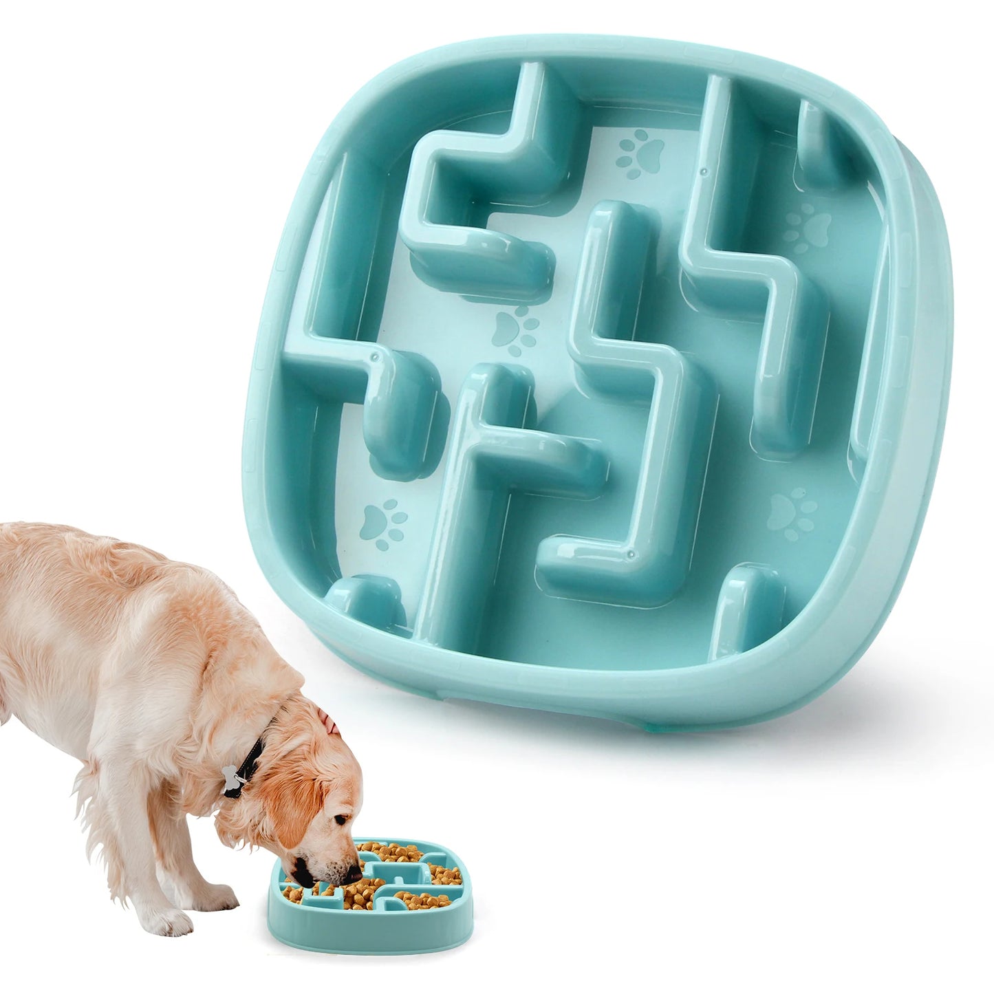 Maze-Design Slow Feeder Pet Bowl for Healthy Eating