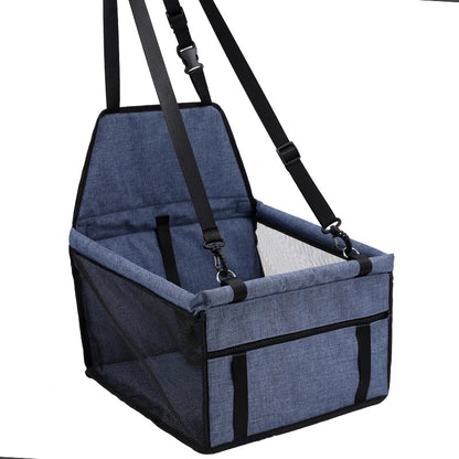 Secure Dog Car Seat Basket | Dog Booster Seat for Safe Car Travel 4