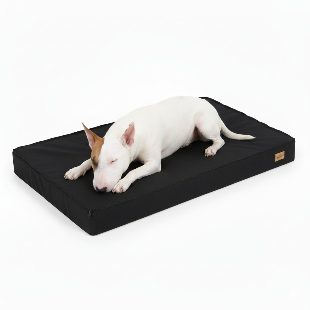 Thick Orthopaedic Dog Bed Mattress with Removable Cover for Large Dogs