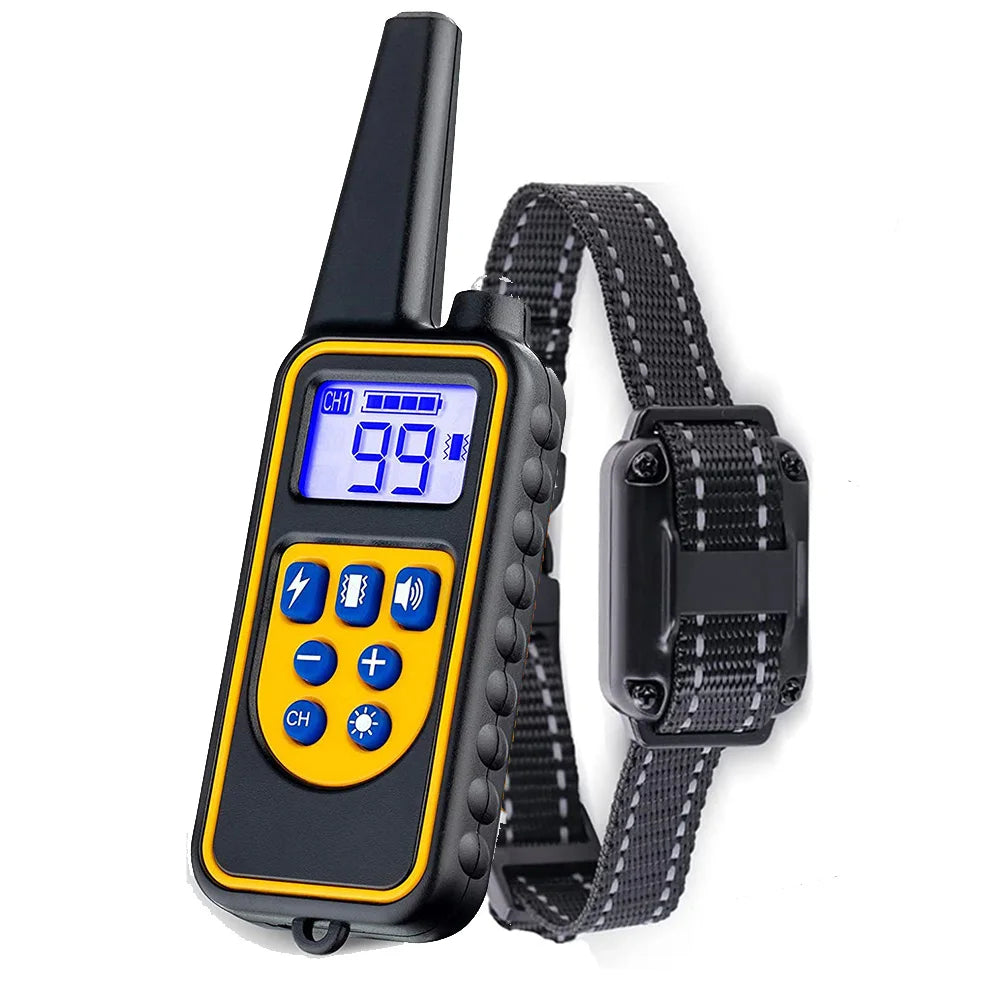 800m Remote-Controlled Dog Training Collar | Waterproof & Rechargeable