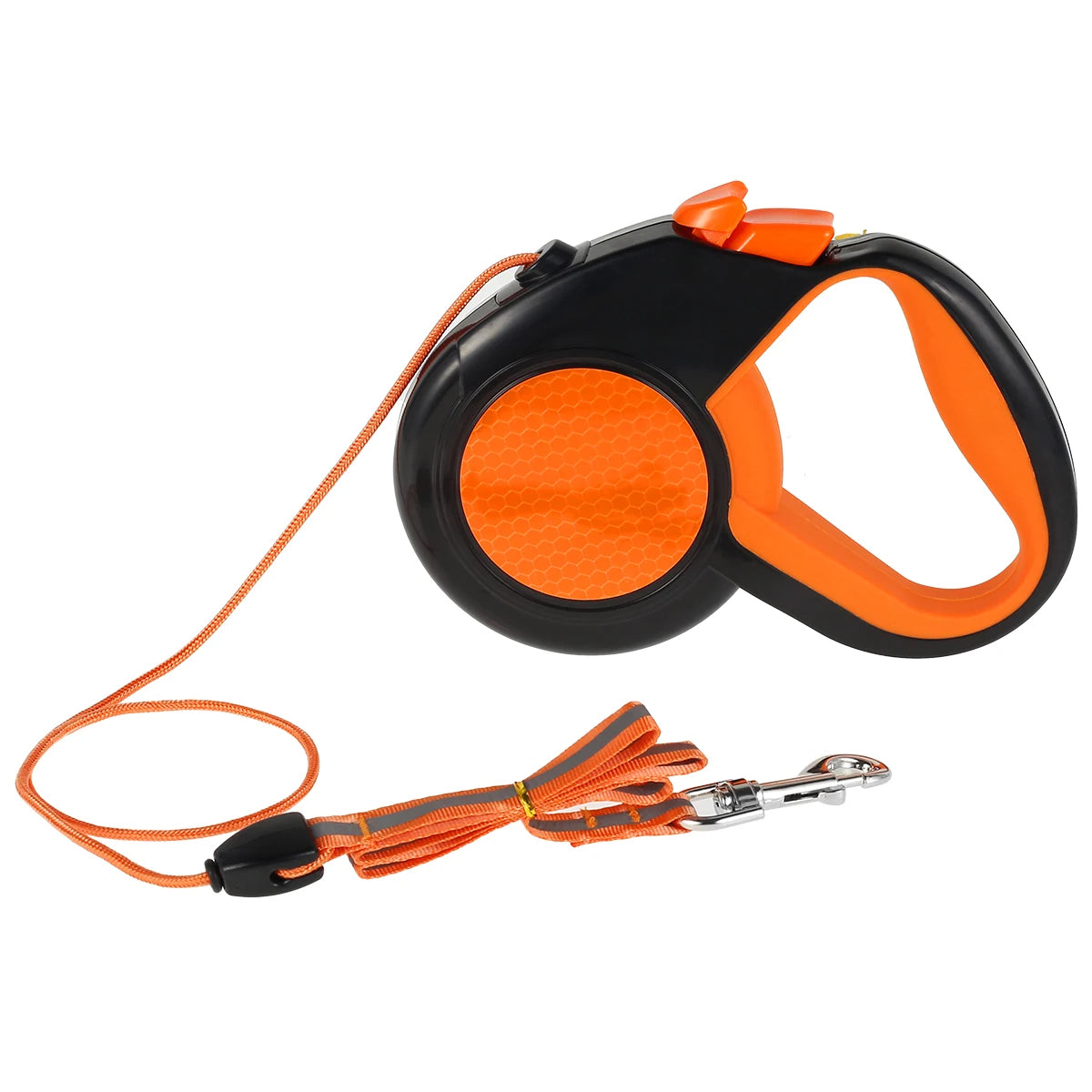 Heavy Duty Retractable Dog Lead with Ergonomic Handle & Reflective Rope 1