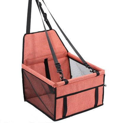 Secure Dog Car Seat Basket | Dog Booster Seat for Safe Car Travel 7