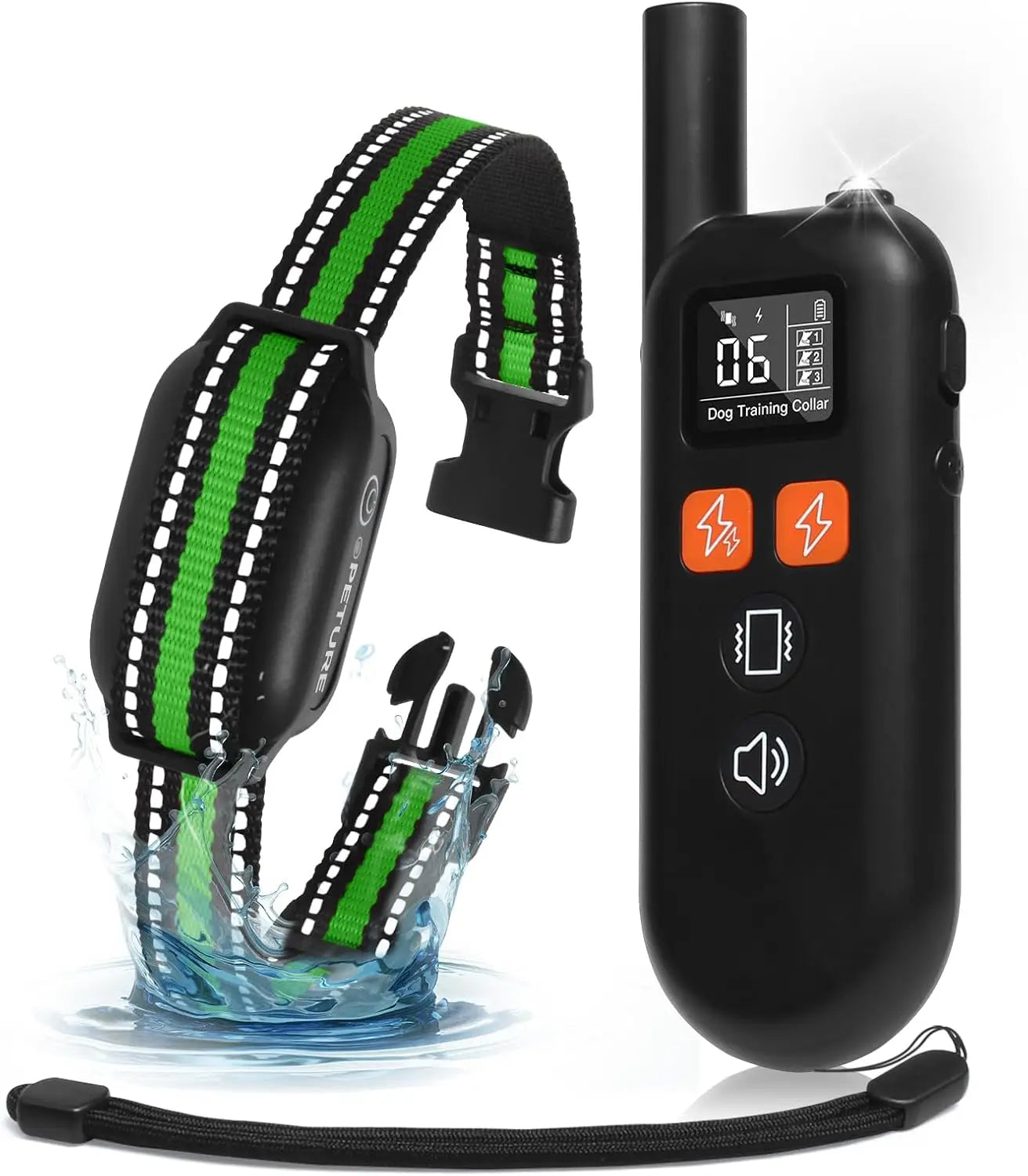 1000m Dog Shock Collar with Instant Boost | For Stubborn Dogs & Long Hair