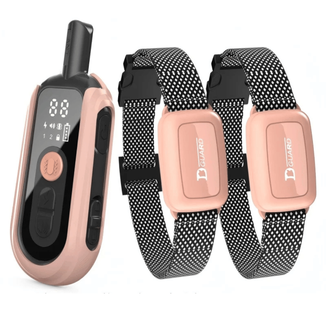 Pink Smart Dog Training Collar & 1000m Range Remote Control 2
