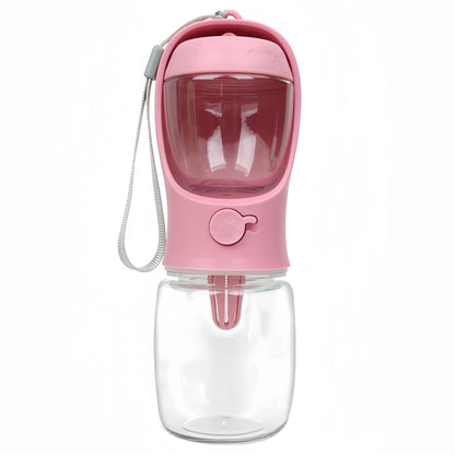 2-In-1 Portable Dog Water Bottle & Food Storage Container