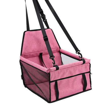 Secure Dog Car Seat Basket | Dog Booster Seat for Safe Car Travel 6