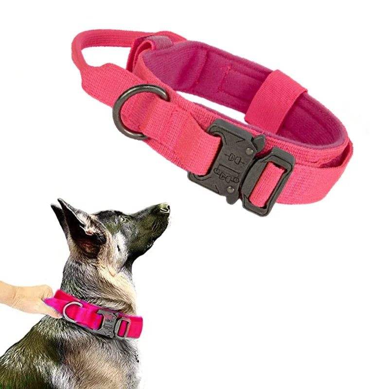 Heavy Duty Military-Style Tactical Dog Collar 5