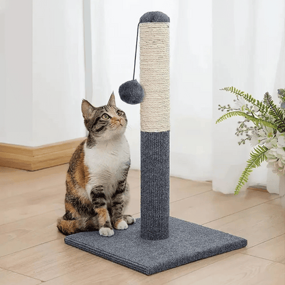 Playful Cat Scratching Post with Hanging Ball 1