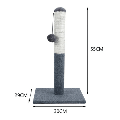 Playful Cat Scratching Post with Hanging Ball 5