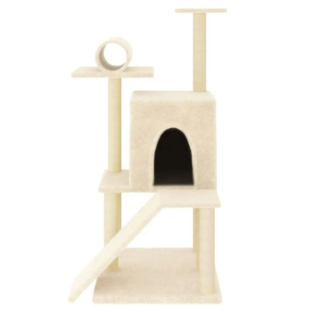 Plush Cat Tree Play Tower with Nest, Perches & Scratching Posts 5
