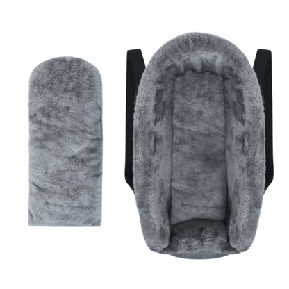 Plush Dog Car Seat Travel Bag for Small Dogs 3