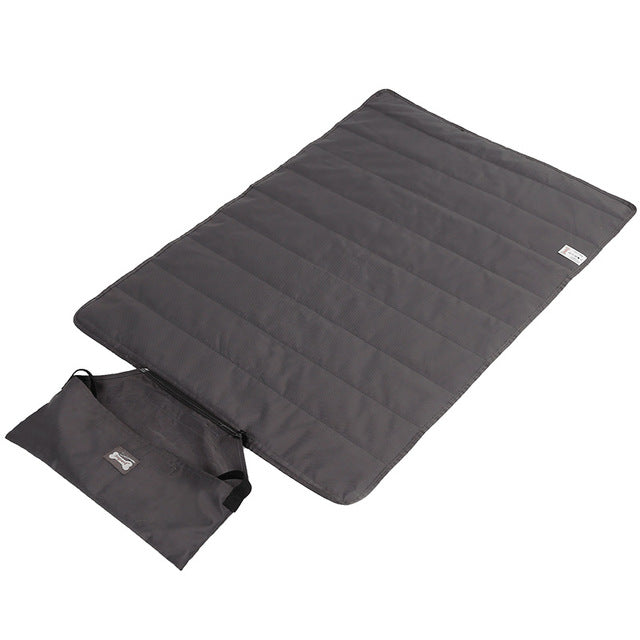 Portable and Waterproof Dog Travel Mat Bag Black