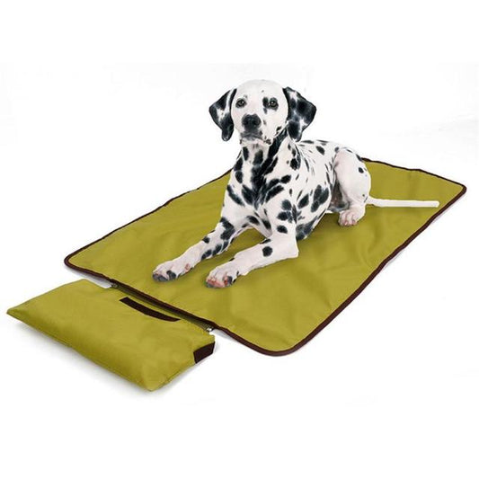 Portable and Waterproof Dog Travel Mat Bag Green