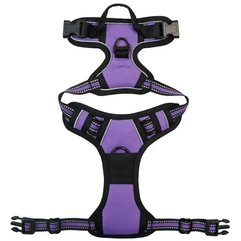 Dog Harness Training Vest with Reflective Straps, Handle & Secure Buckles 29