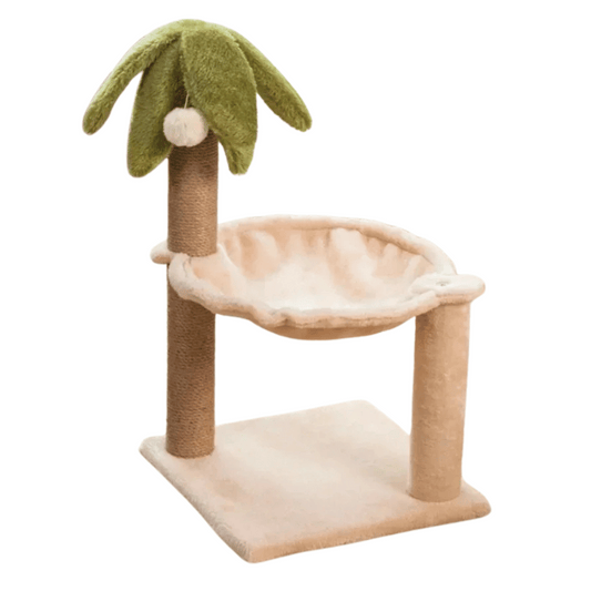 Purr-Palm Tree Cat Scratching Post & Nest 1