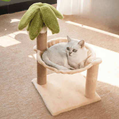 Purr-Palm Tree Cat Scratching Post & Nest 2