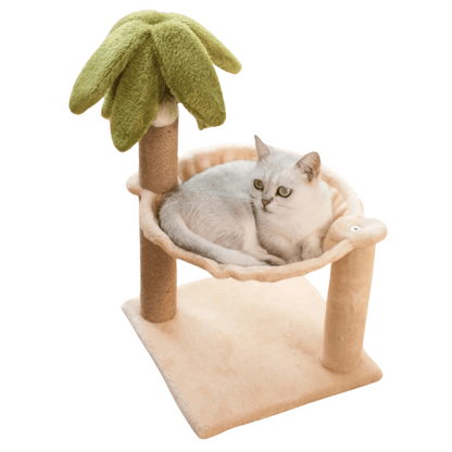 Purr-Palm Tree Cat Scratching Post & Nest 5
