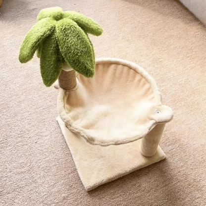 Purr-Palm Tree Cat Scratching Post & Nest 6