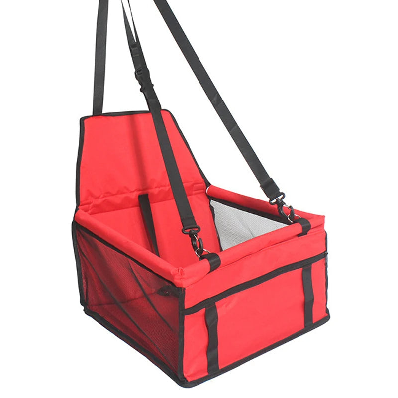 Secure Dog Car Seat Basket | Dog Booster Seat for Safe Car Travel 8