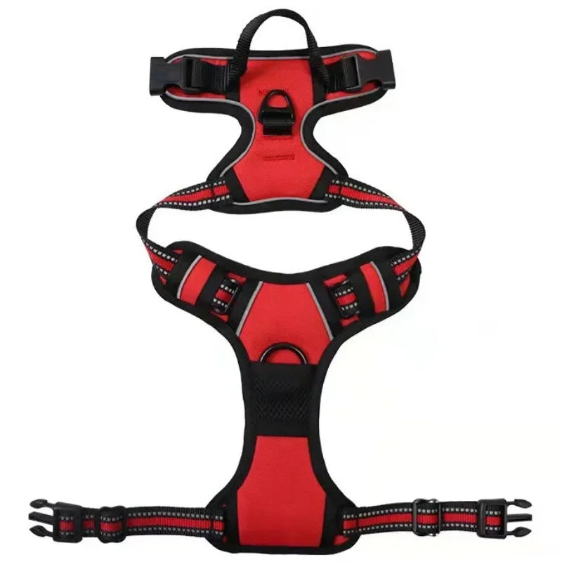 Dog Harness Training Vest with Reflective Straps, Handle & Secure Buckles 27