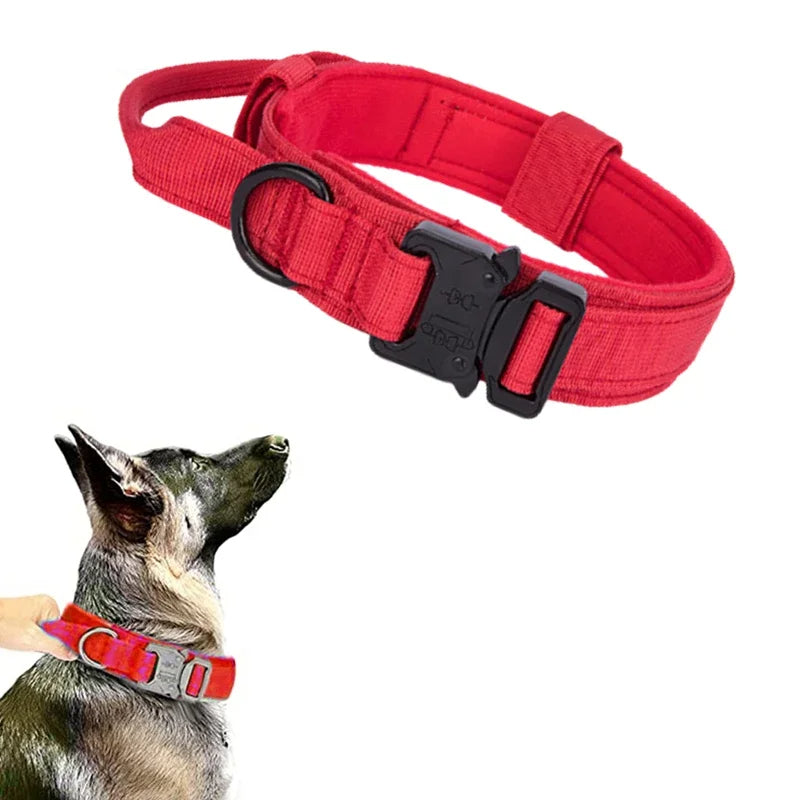 Heavy Duty Military-Style Tactical Dog Collar 6