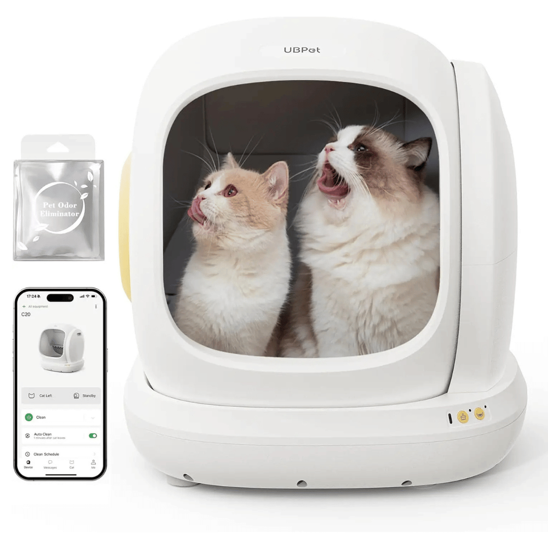 Self-Cleaning Automatic Cat Litter Box with App Tracking 2