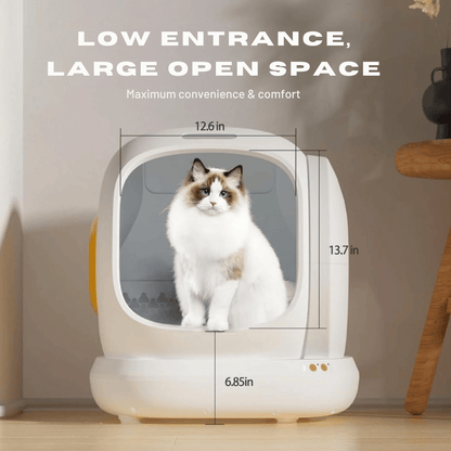 Self-Cleaning Automatic Cat Litter Box with App Tracking 7