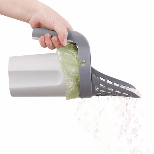 Easy-Scoop Cat Litter Sifter with Attached Waste Container 1