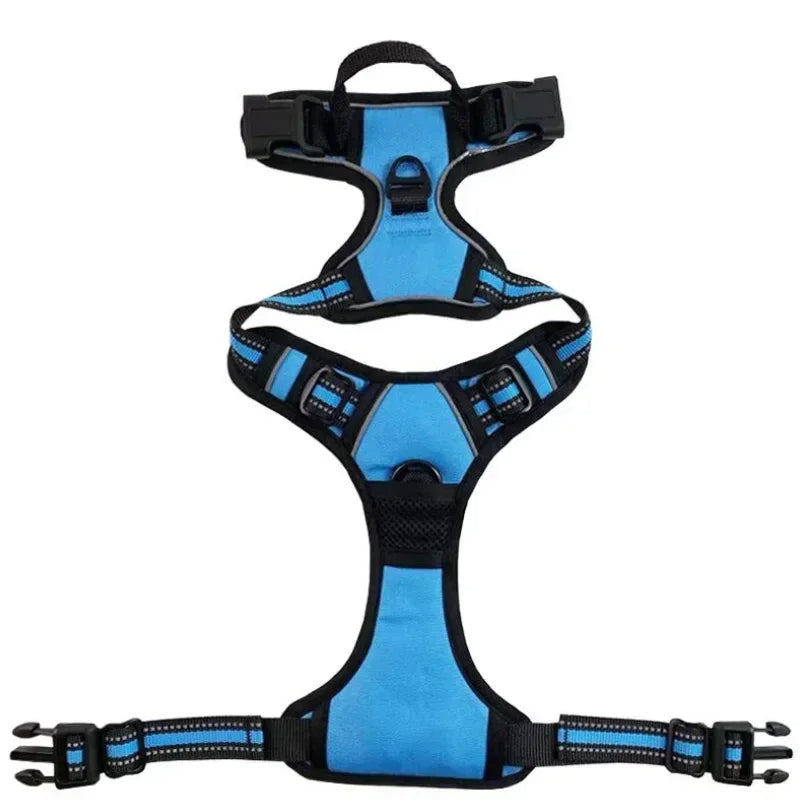 Dog Harness Training Vest with Reflective Straps, Handle & Secure Buckles 28