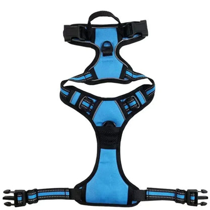 Dog Harness Training Vest with Reflective Straps, Handle & Secure Buckles 28