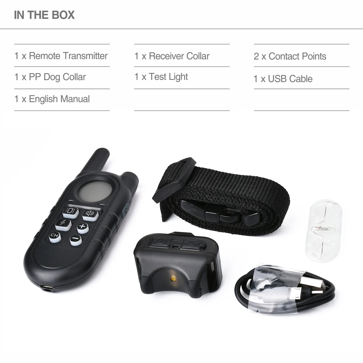 Small Dog Anti-Bark Training Collar with Remote Control | 400m Range 9