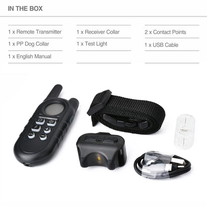 Small Dog Anti-Bark Training Collar with Remote Control | 400m Range 9