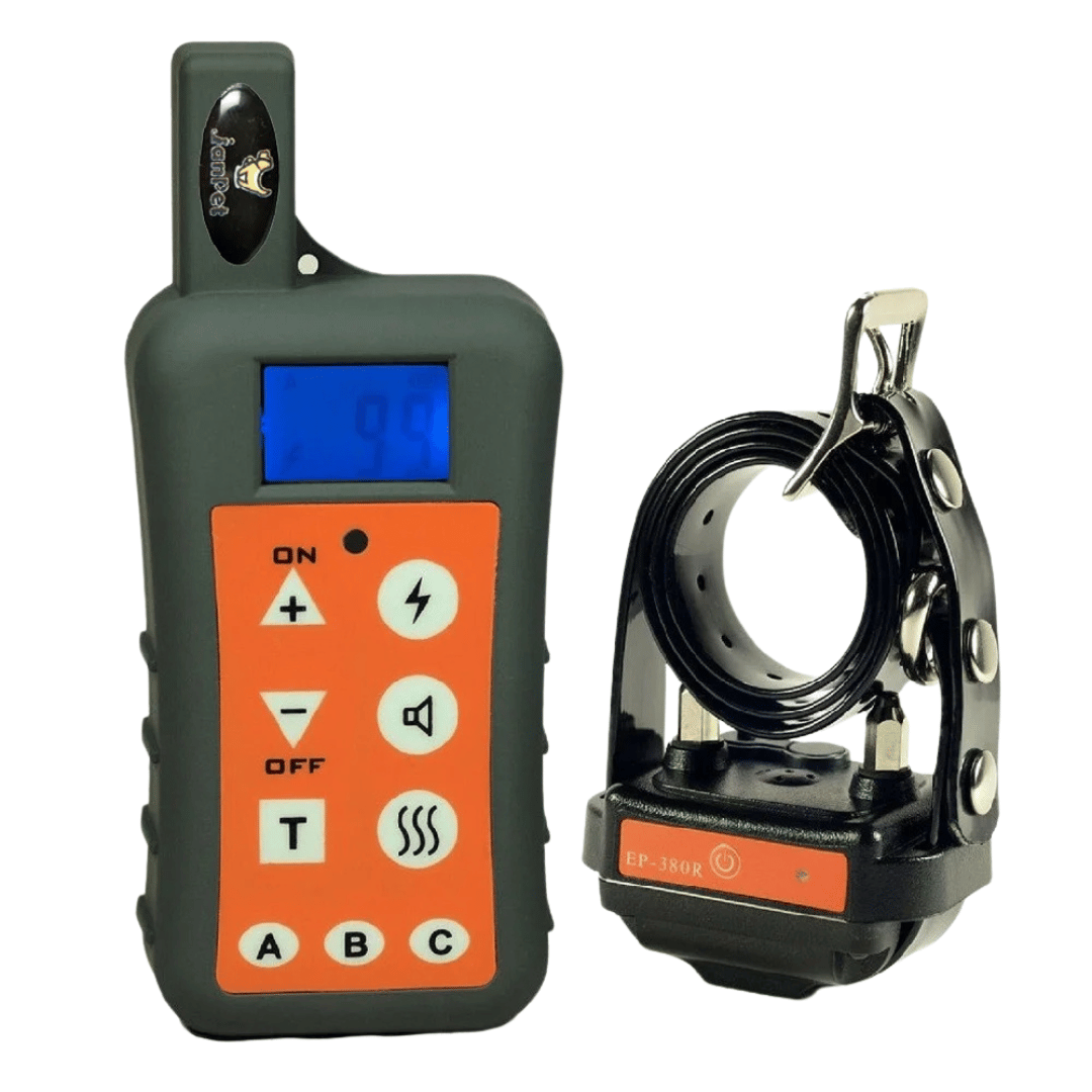 Sturdy & Waterproof 1200m Dog Training Collar with Remote Control 1