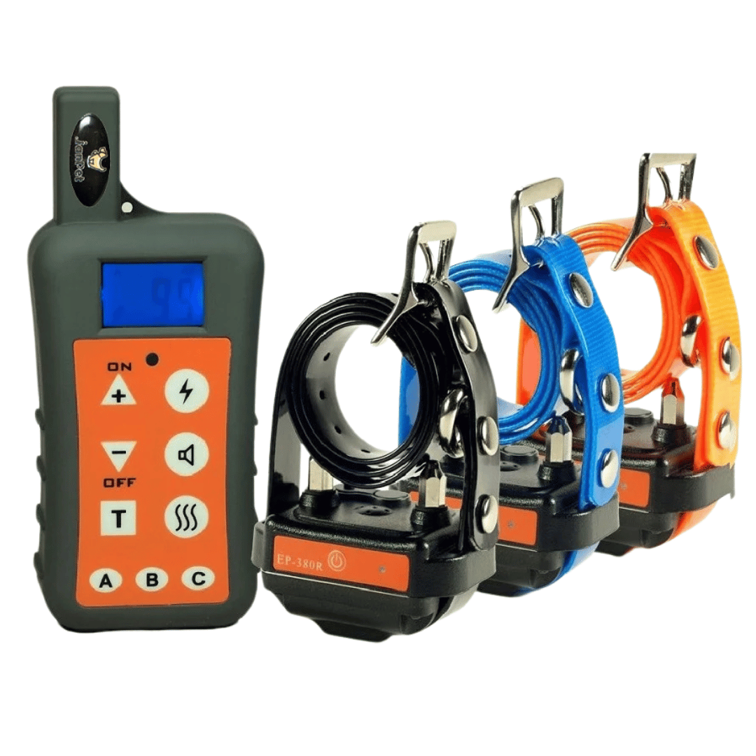 Sturdy & Waterproof 1200m Dog Training Collar with Remote Control 3