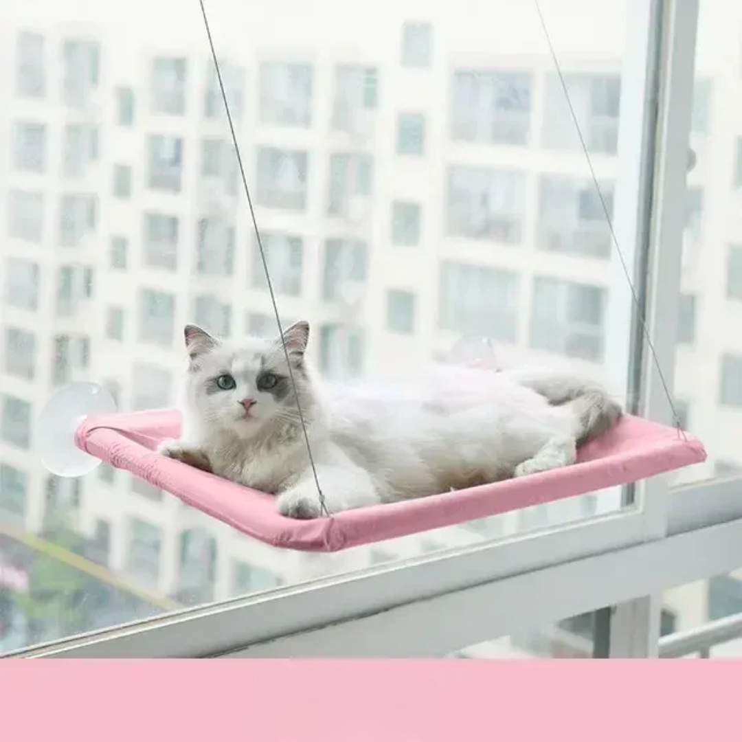 Stylish Cat Window Hammock Perch 2