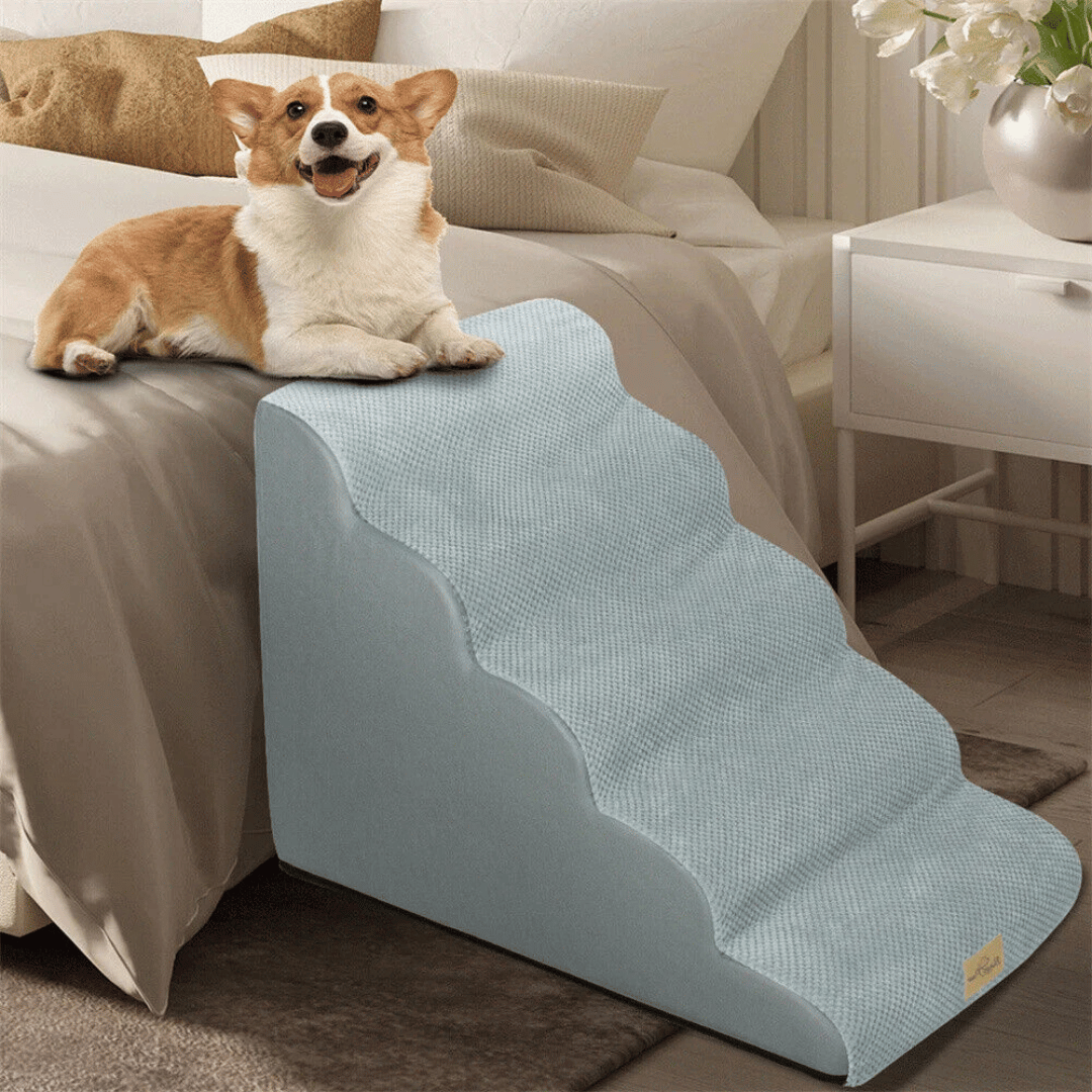 Stylish Dog Steps for Bed & Sofa with Washable Cover 2