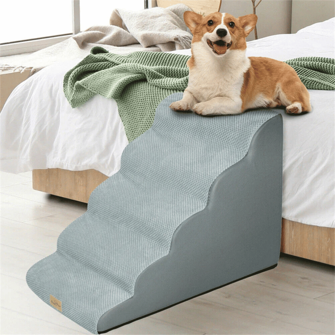 Stylish Dog Steps for Bed & Sofa with Washable Cover 9