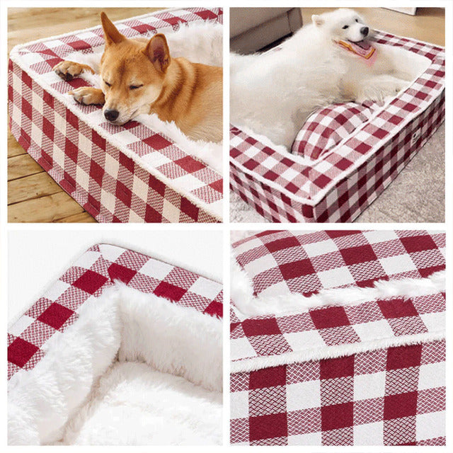 The Scottie - Tartan Calming Dog Bed for Anti-Anxiety & Warmth - 1