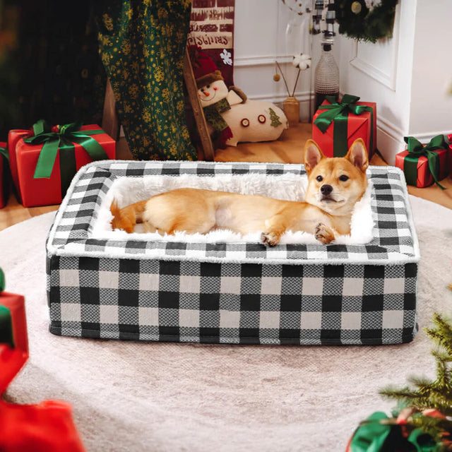 The Scottie - Tartan Calming Dog Bed for Anti-Anxiety & Warmth - 2