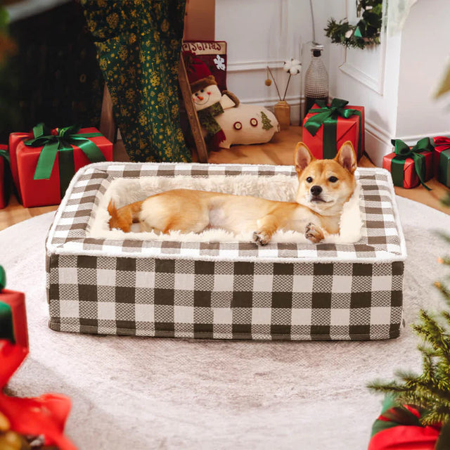 The Scottie - Tartan Calming Dog Bed for Anti-Anxiety & Warmth - 3