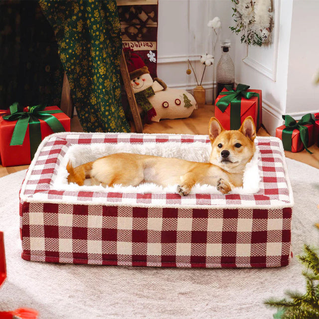 The Scottie - Tartan Calming Dog Bed for Anti-Anxiety & Warmth - 4