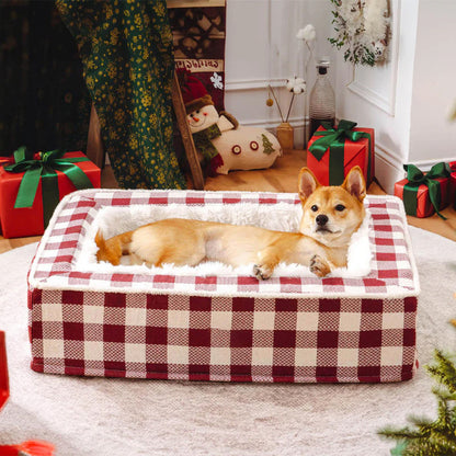 The Scottie - Tartan Calming Dog Bed for Anti-Anxiety & Warmth - 4