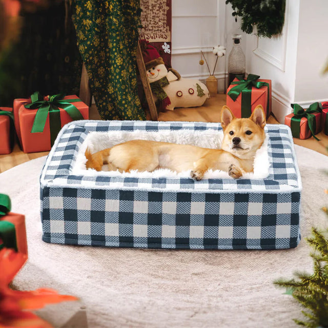 The Scottie - Tartan Calming Dog Bed for Anti-Anxiety & Warmth - 6