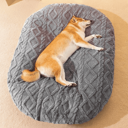 Thick & Cosy Aran Pattern Dog Pillow 2