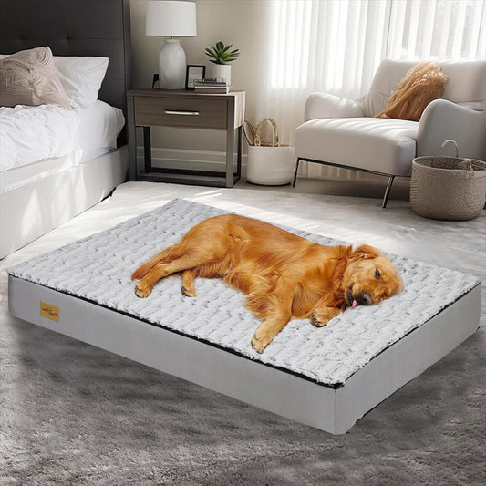 Thick & XL Orthopaedic Dog Bed for Extra Large Dogs with Removable Cover 1