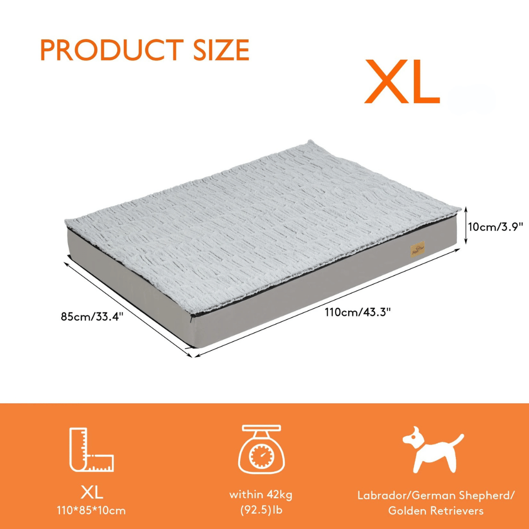 Thick & XL Orthopaedic Dog Bed for Extra Large Dogs with Removable Cover 14