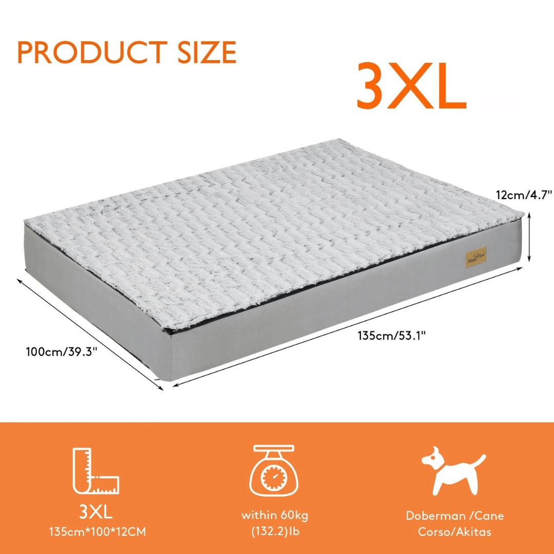 Thick & XL Orthopaedic Dog Bed for Extra Large Dogs with Removable Cover 16