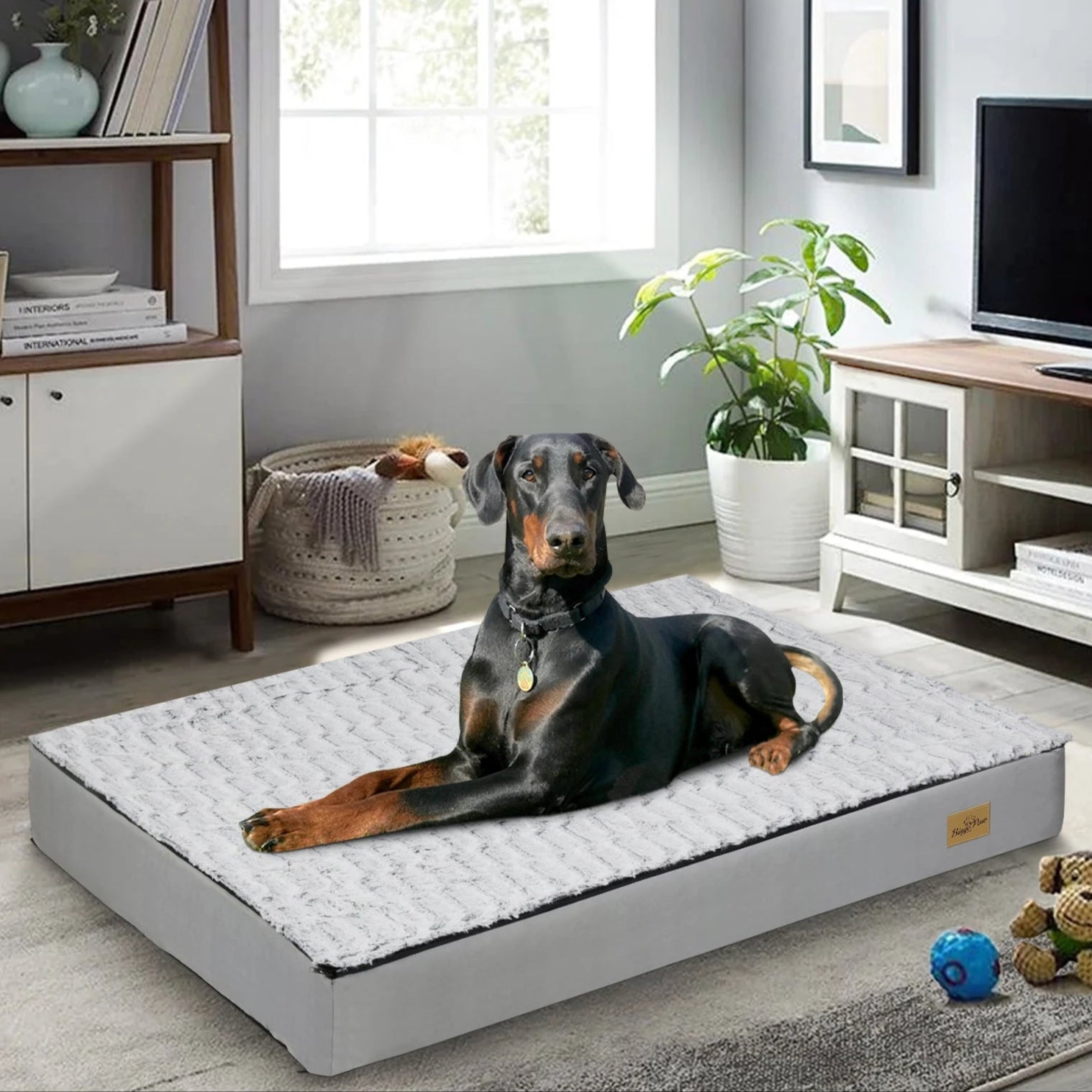 Thick & XL Orthopaedic Dog Bed for Extra Large Dogs with Removable Cover 3