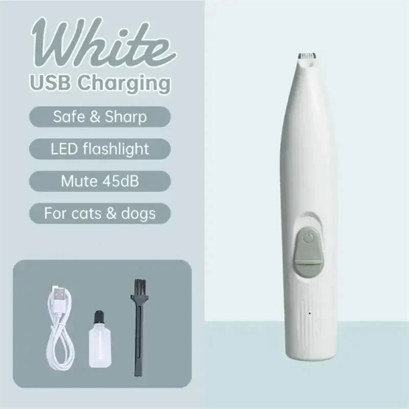 Illuminated Dog Paw Trimmer with Precision Cutter Head for Gentle Grooming 11